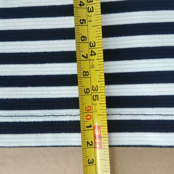 Old Navy Black and White Striped Long Sleeve Dress - Picture 8 of 13